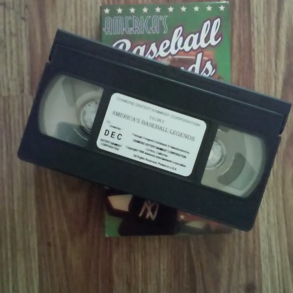 VHS Movie Baseball Legends1996 Runs 60 Min.Babe Ruth Joe DiMaggio Mickey Mantle - Picture 4 of 5